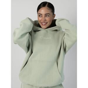 COMFRT L Green Soft Kangaroo Pocket Oversized Weighted Anti Anxiety Heavy